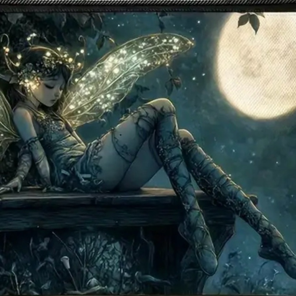 Enchanted Fairy Moonlit Art Print